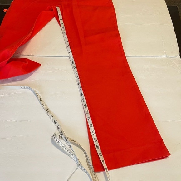 Gap Pants Modern Boot Cut Trousers Festive Orange 4A - Picture 11 of 12